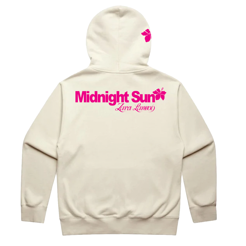 Midnight Sun Zip Hoodie - Ecru