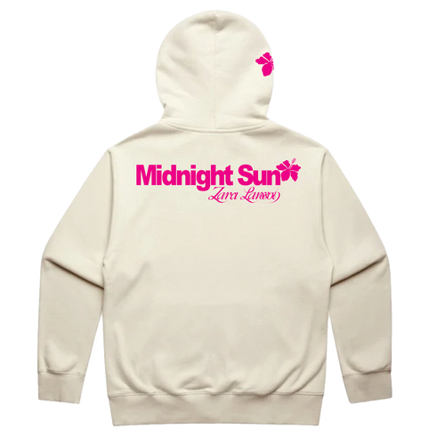 Midnight Sun Zip Hoodie - Ecru