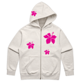 Midnight Sun Zip Hoodie - Ecru