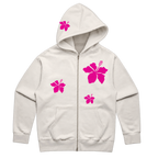 Midnight Sun Zip Hoodie - Ecru