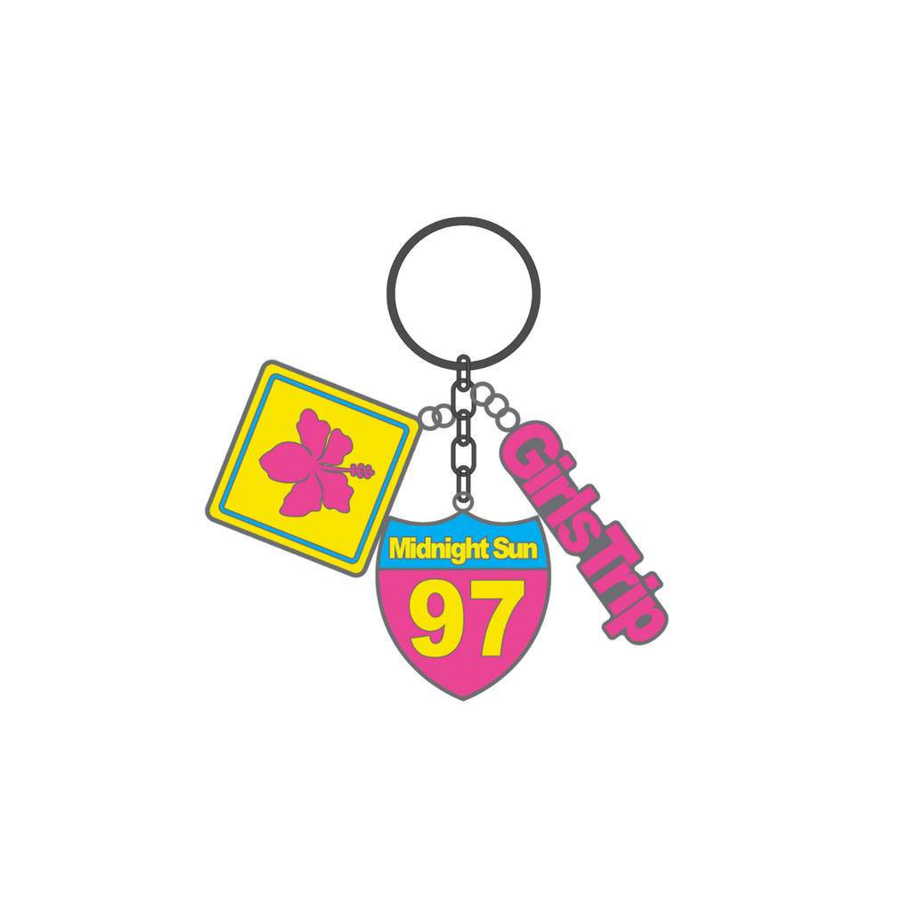Girls Trip Charm Keychain