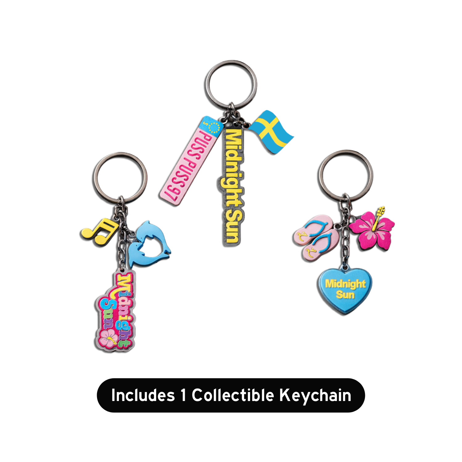 Midnight Sun Mystery Keychain